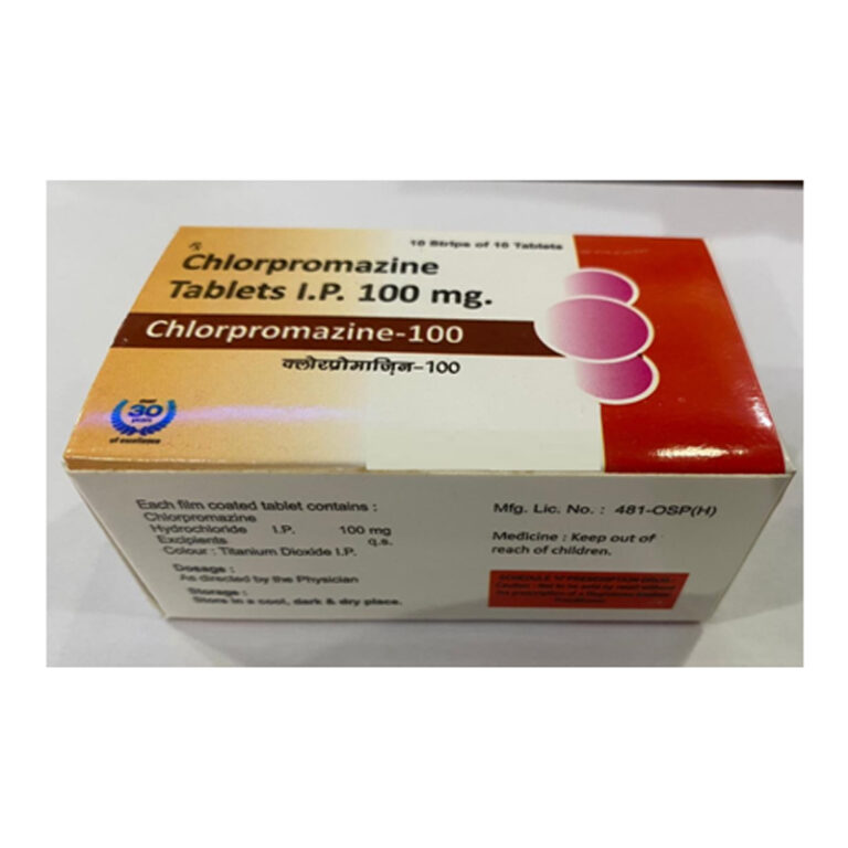 Chlorpromazine Tablets Pharmeda Healthcare